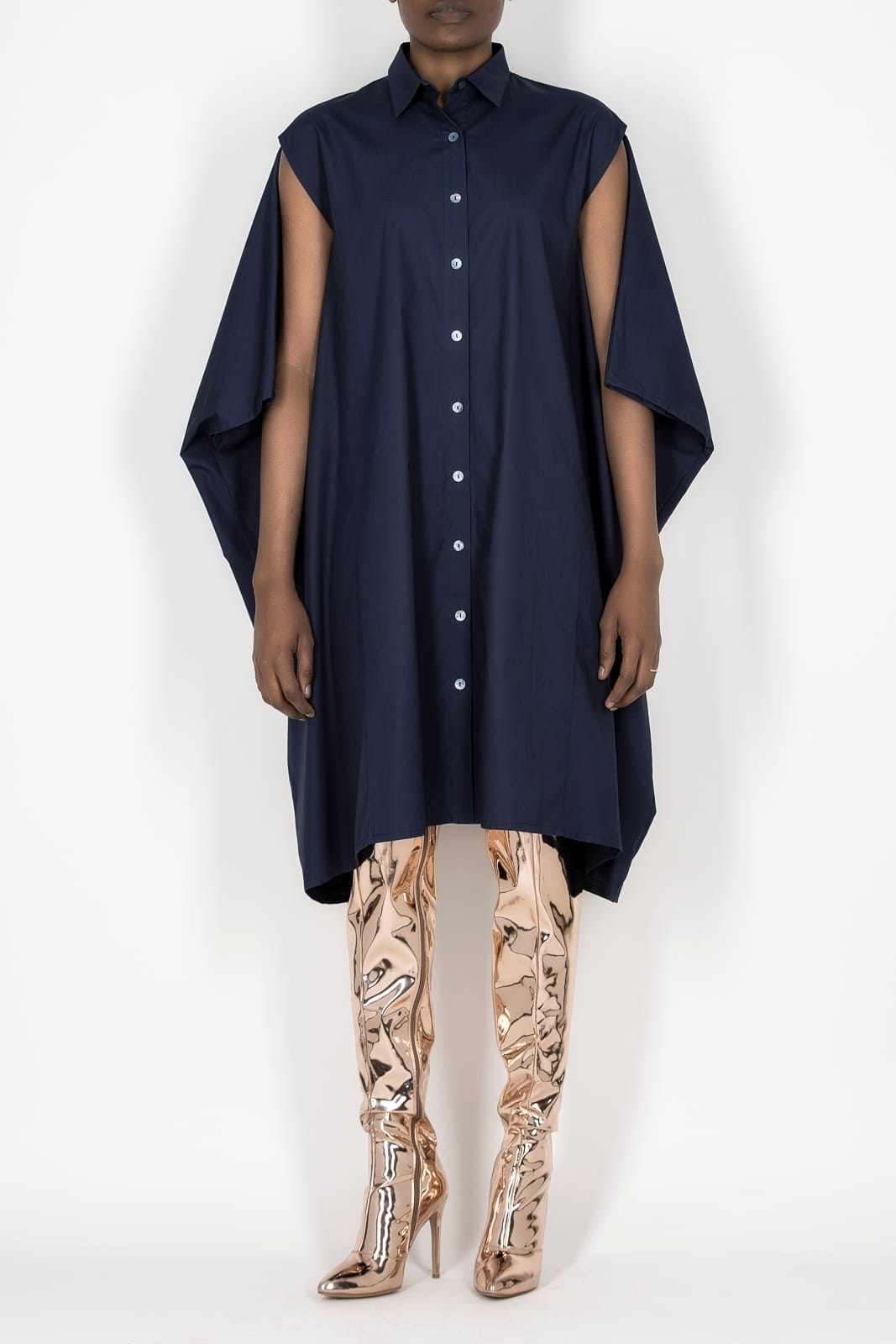 Imane Ayissi haute couture shirt dress