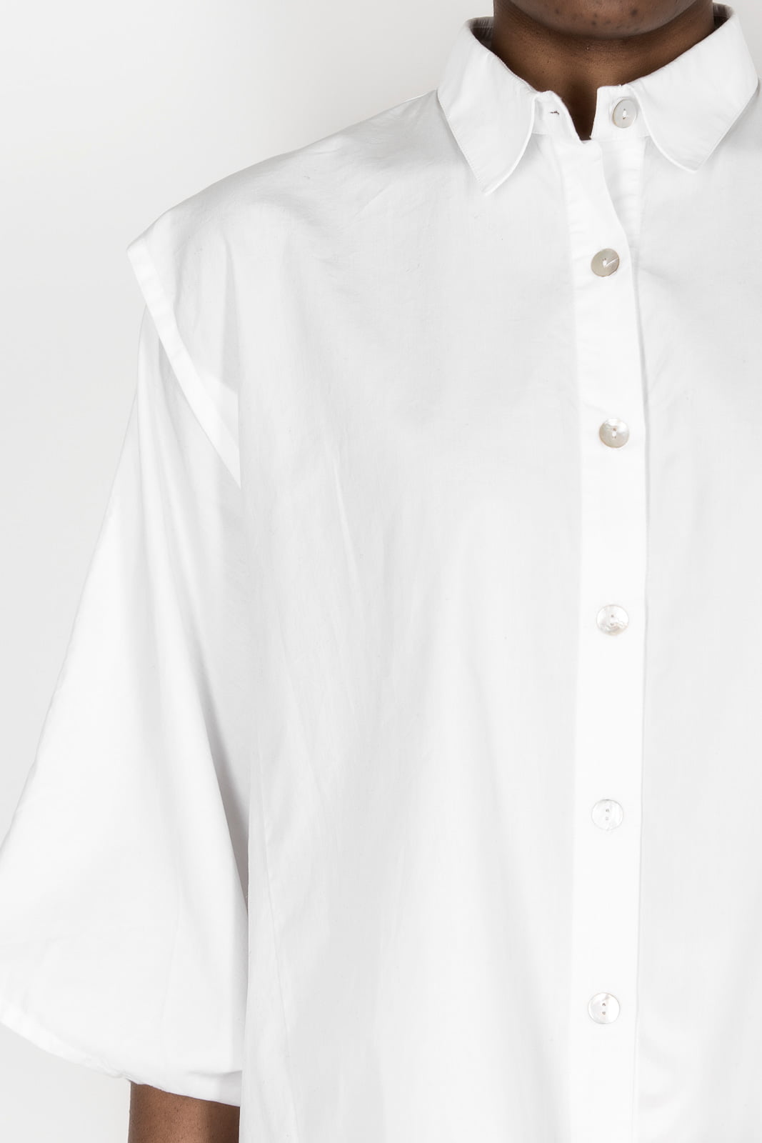 Chemise blanche haute couture Imane Ayissi