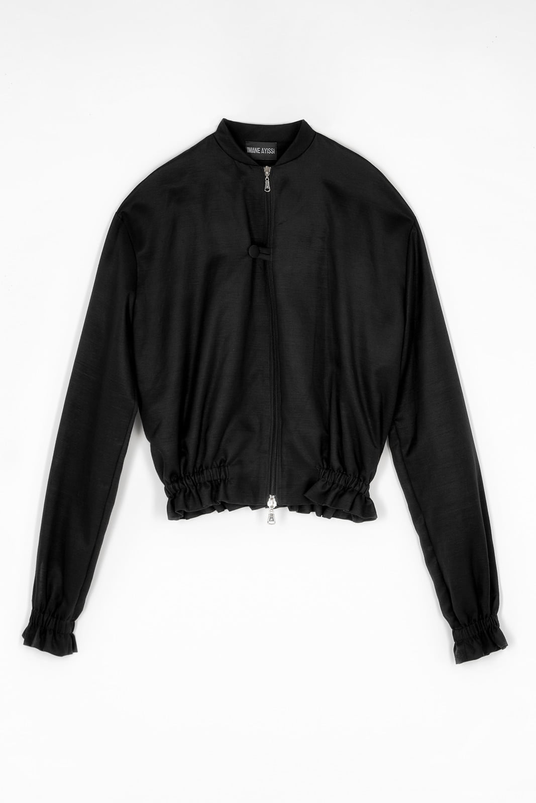 Imane Ayissi high fashion black jacket