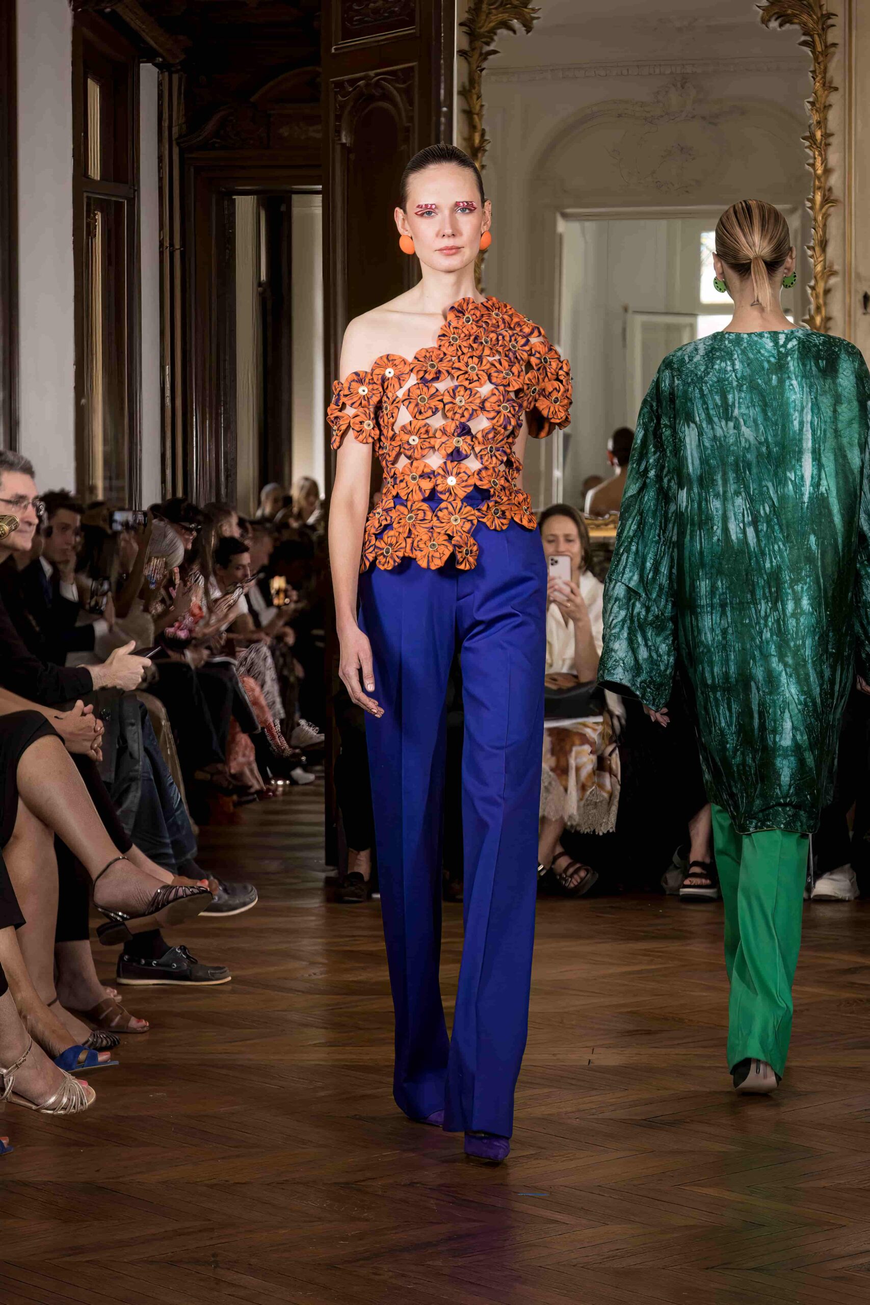 Top in haute couture embroidery Imane Ayissi