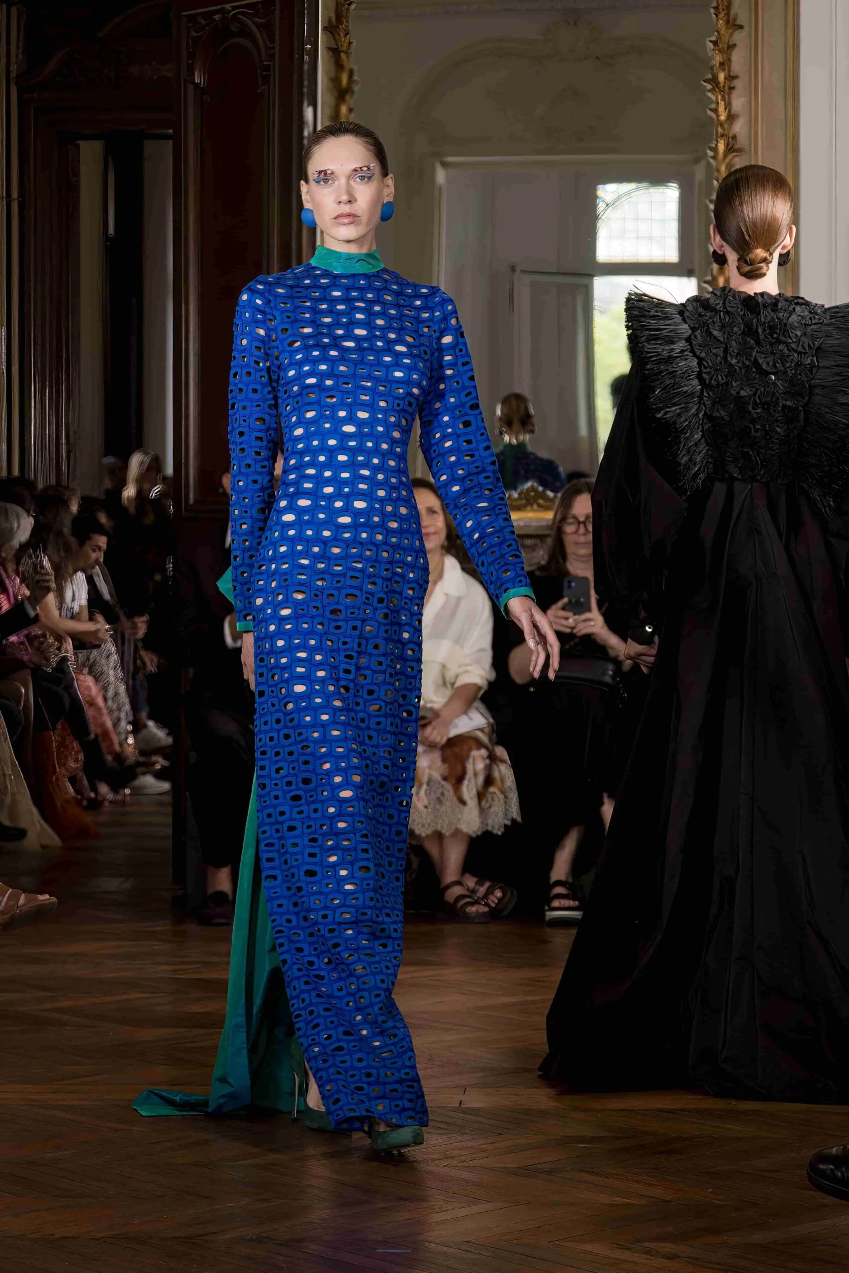 Robe bleu haute couture Imane Ayissi