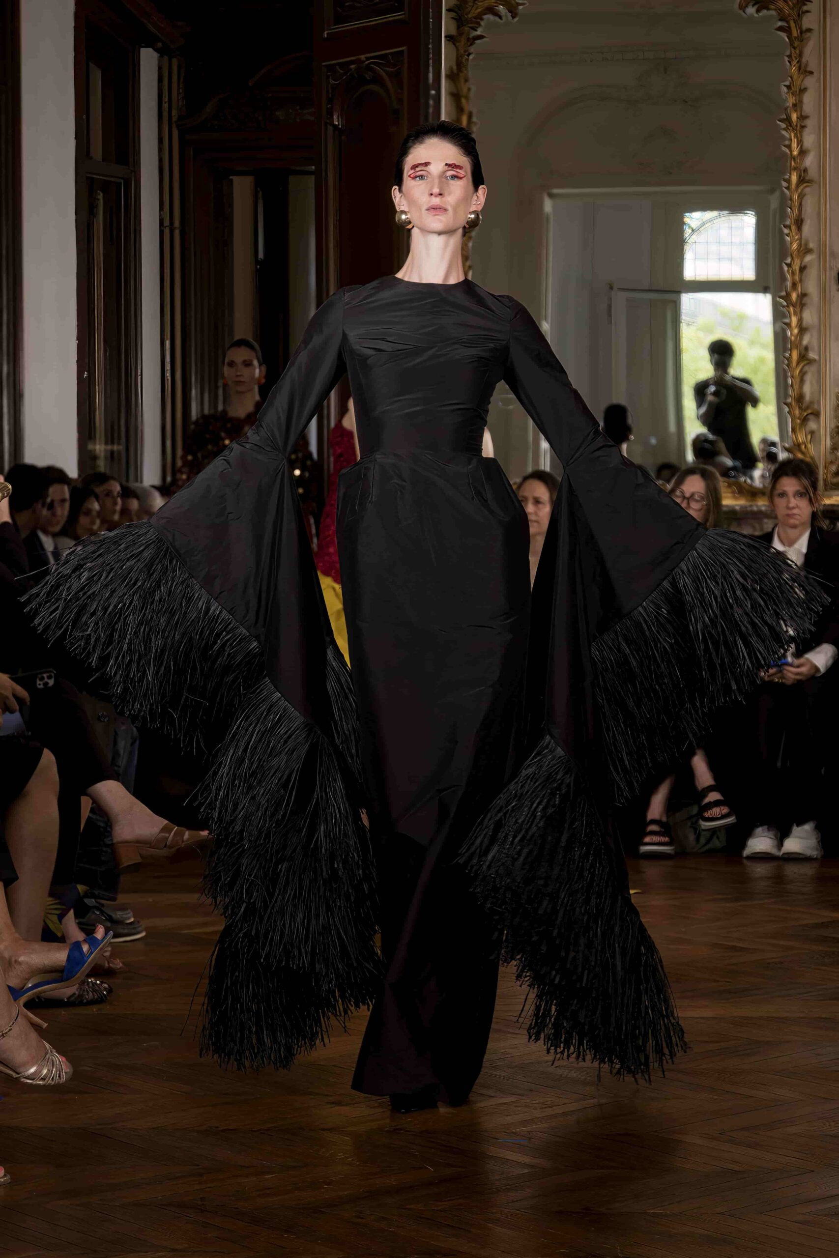 Haute couture black dress Imane Ayissi