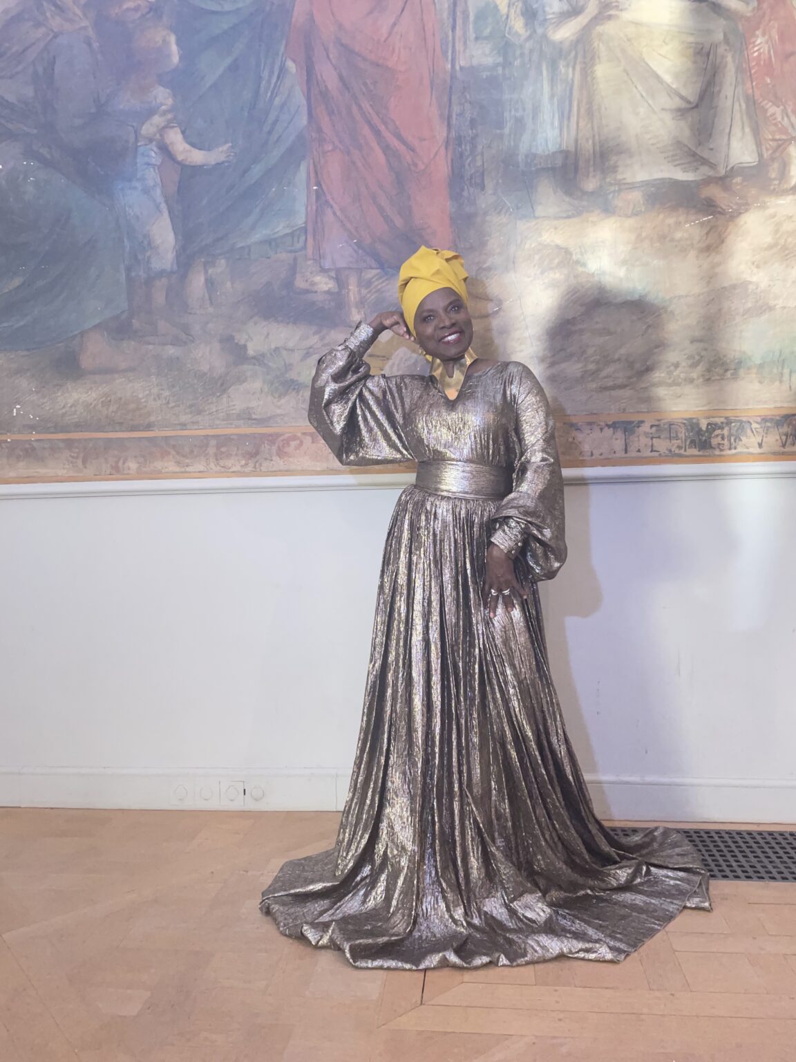 Angelique Kidjo en robe Imane Ayissi Couture